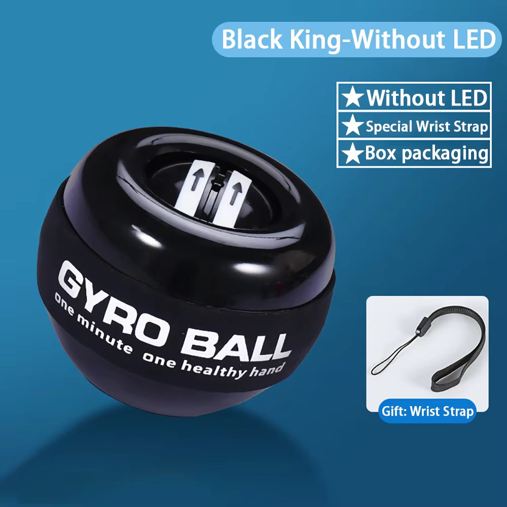 Wrist Power Hand Ball Auto-Start Grip Ball Strengthener Gyroscopic Arm Gyro Hand Ball Home Fitness Forearm Exerciser ﻿