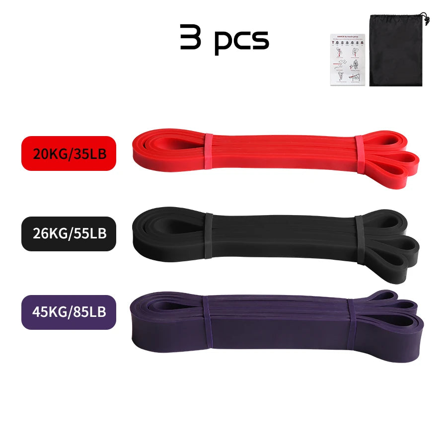 Heavy Duty Pilates Resistance Band for Workout Fitness Exercise Elastic Latex Band for Strength Training Crossfit Gym Equipment
