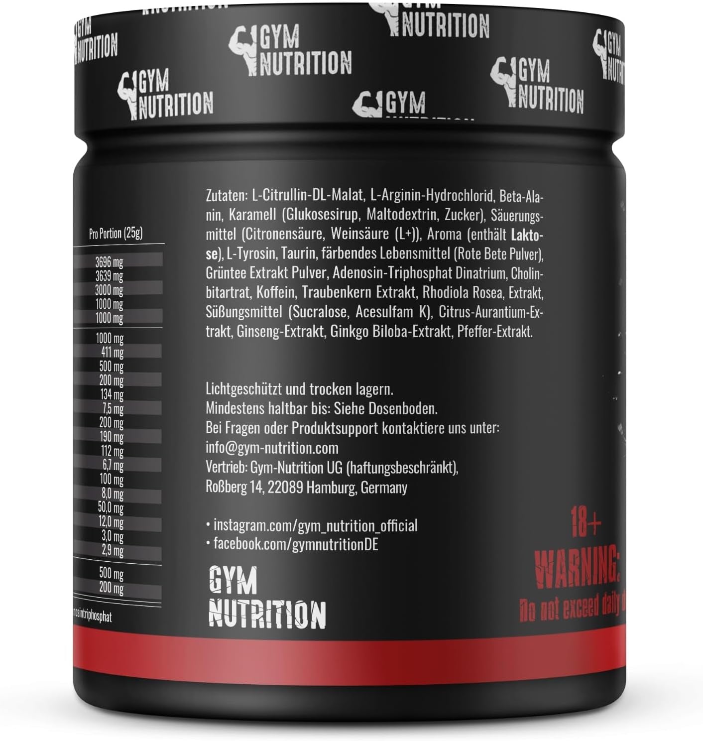 FATALITY - Ultra Hardcore Booster Pre Workout - Pulver - 2023 USA Matrix - Pre Workout Booster Gym - ATP + L-Arginin + Citrullin + Beta Alanin + Koffein 450G Cola Kirsche Geschmack - Fitness Booster