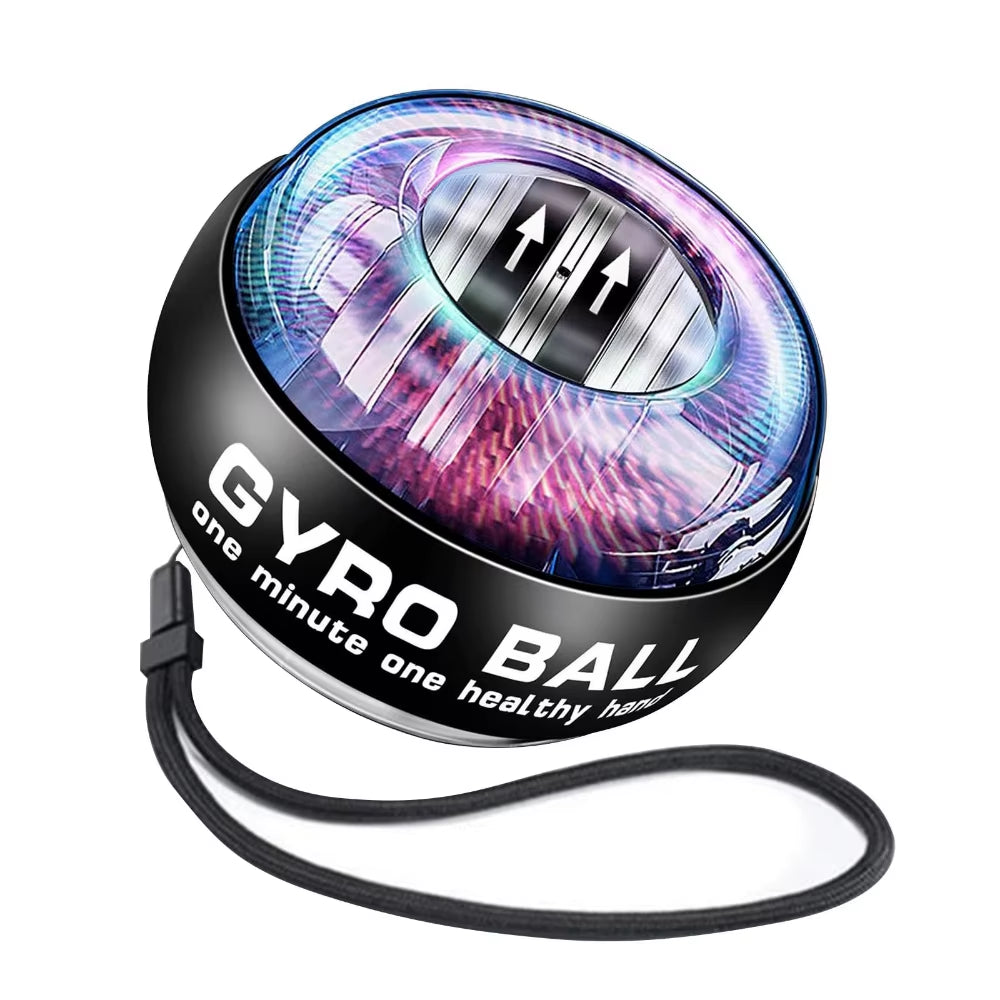Wrist Power Hand Ball Auto-Start Grip Ball Strengthener Gyroscopic Arm Gyro Hand Ball Home Fitness Forearm Exerciser ﻿