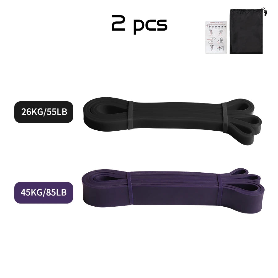 Heavy Duty Pilates Resistance Band for Workout Fitness Exercise Elastic Latex Band for Strength Training Crossfit Gym Equipment