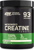 Optimum Nutrition Mikronisiertes Kreatin Pulver, Geschmacksneutral, 317G, 93 Portionen