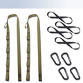 Adjustable Dumbbell Spotter Straps for Barbell Rack Attachment Chest Bench Press Hanging Dumbbells Safety Hanger Straps