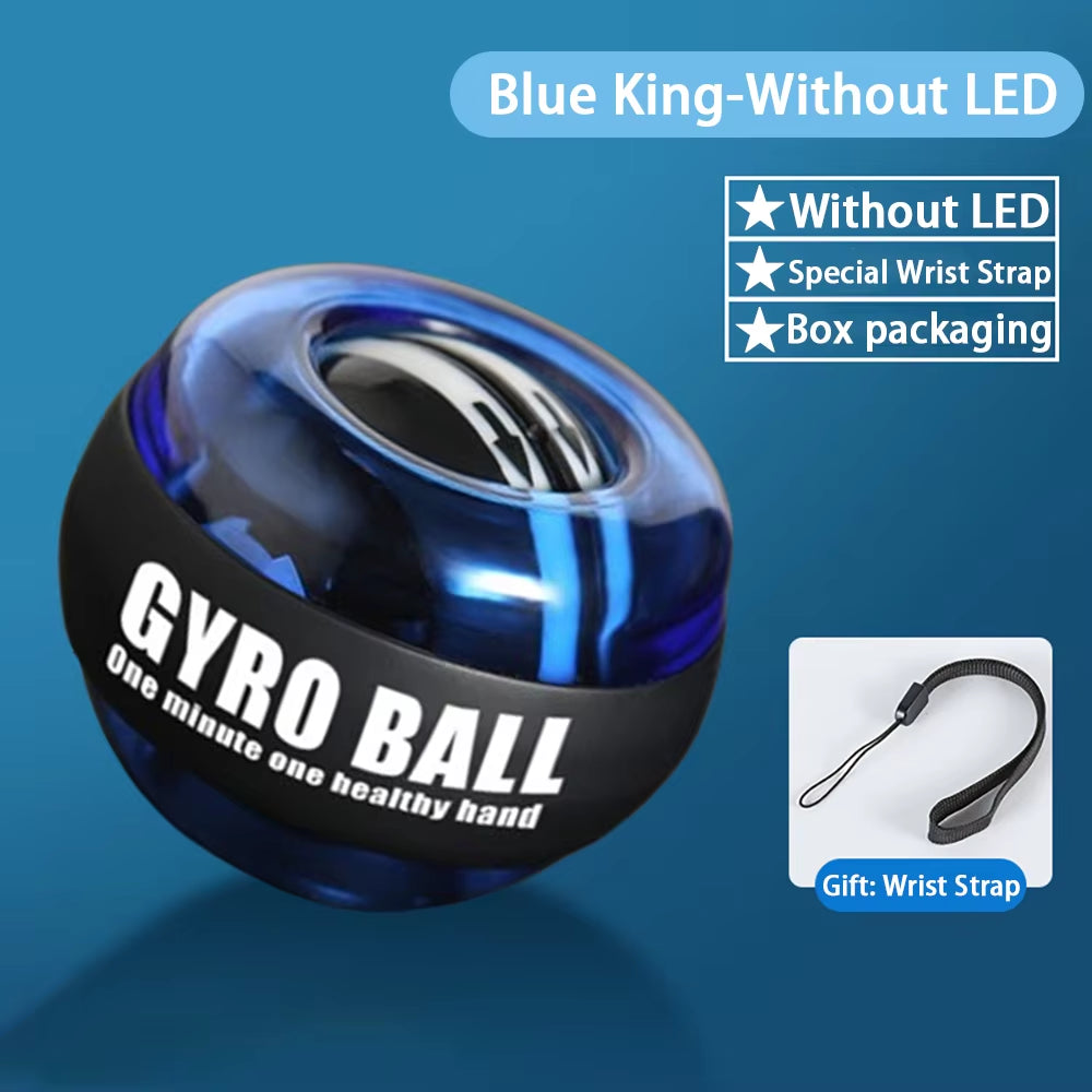 Wrist Power Hand Ball Auto-Start Grip Ball Strengthener Gyroscopic Arm Gyro Hand Ball Home Fitness Forearm Exerciser ﻿