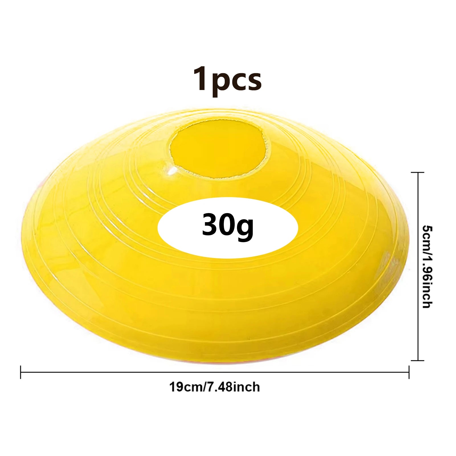 Durable Flat Training Discs for Soccer Basketball Football Agility Drills High Visibility Multi Sport Markers Portable