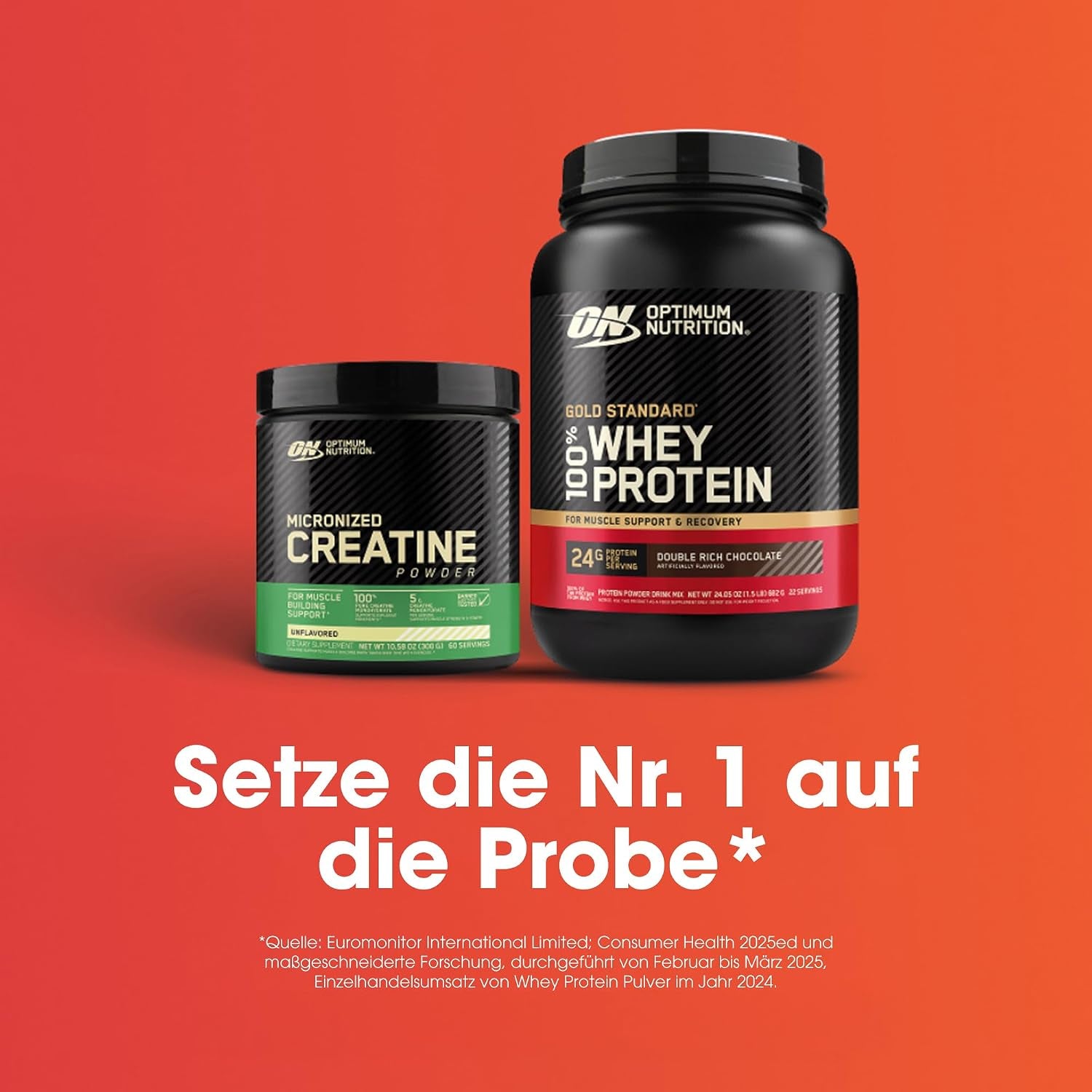 Optimum Nutrition Mikronisiertes Kreatin Pulver, Geschmacksneutral, 317G, 93 Portionen