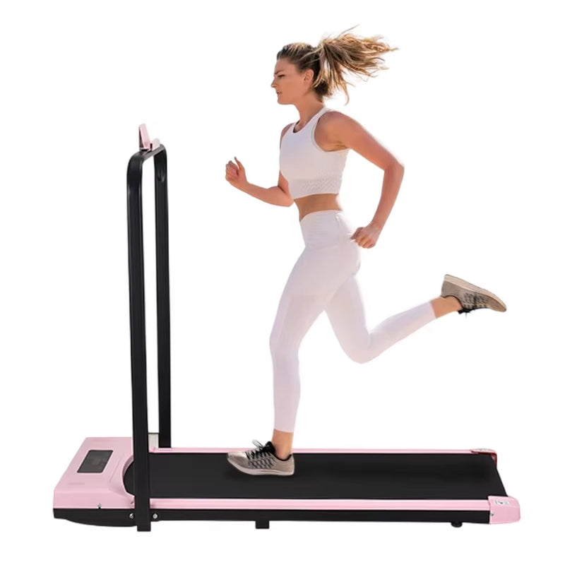 Fitness Equipment Pink Walking Pad Folding for under Desk Professional Electric Treadmill