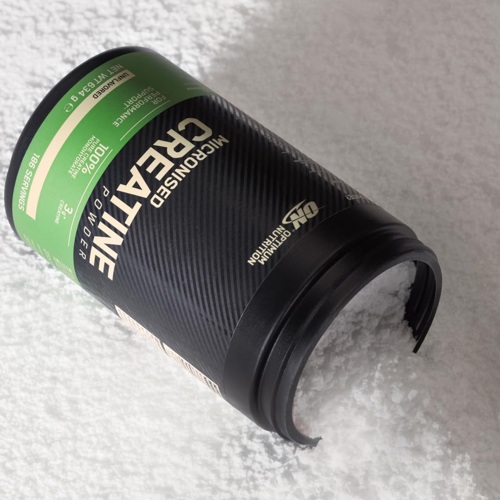 Optimum Nutrition Mikronisiertes Kreatin Pulver, Geschmacksneutral, 317G, 93 Portionen