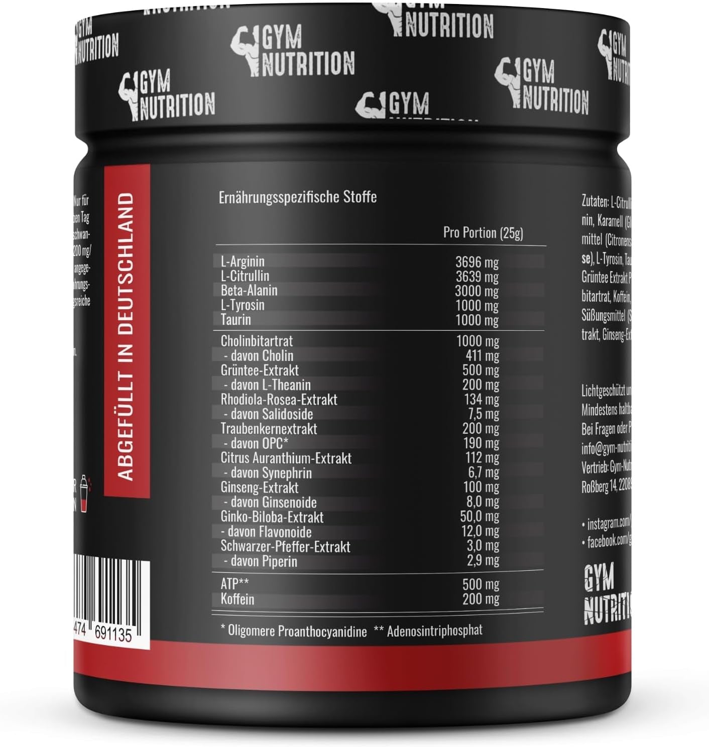 FATALITY - Ultra Hardcore Booster Pre Workout - Pulver - 2023 USA Matrix - Pre Workout Booster Gym - ATP + L-Arginin + Citrullin + Beta Alanin + Koffein 450G Cola Kirsche Geschmack - Fitness Booster