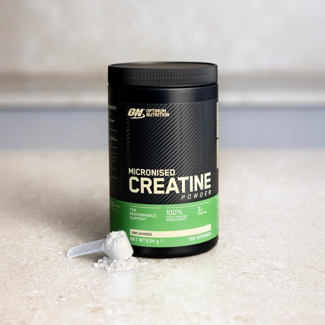 Optimum Nutrition Mikronisiertes Kreatin Pulver, Geschmacksneutral, 317G, 93 Portionen